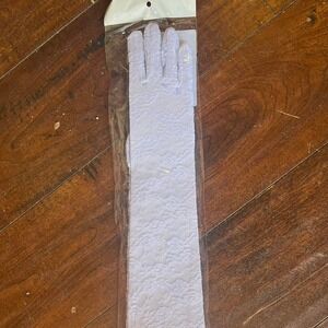 Nwt white lace opera gloves